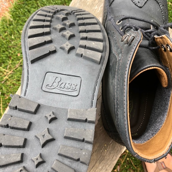 Bass & Co Weatherproof Leather Brogue Boots - Picture 7 of 7